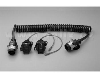 Dometic - WAECO Heavy Duty spirálový kabel SPK 150 + vestavné zásuvky