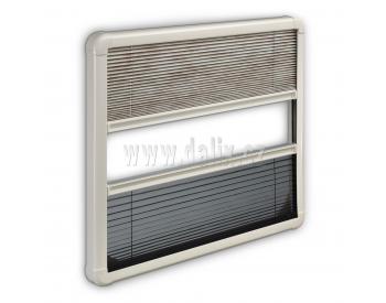 Rám s moskytiérou a sluneční clonou pro okna S7P (pro okno s výřezem 280x380 mm)