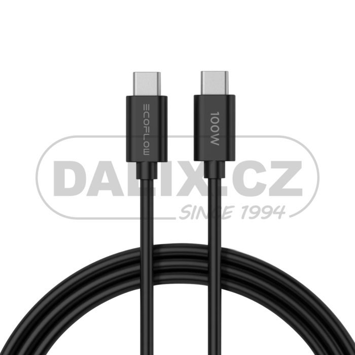 EcoFlow univerzální nabíječka (65W, 3porty, GaN) + EcoFlow RAPID 100W kabel USB-C na USB-C