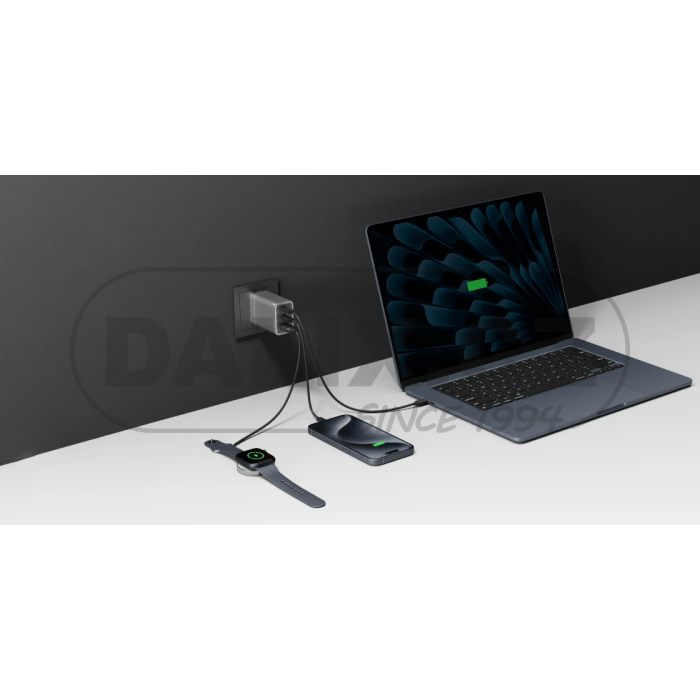 EcoFlow univerzální nabíječka (65W, 3porty, GaN) + EcoFlow RAPID 100W kabel USB-C na USB-C