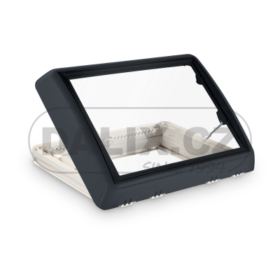 Střešní okno Dometic Midi Heki FL bez nucené ventilace a klikou, pro tloušťku střechy 30-34 mm, tmavě šedá