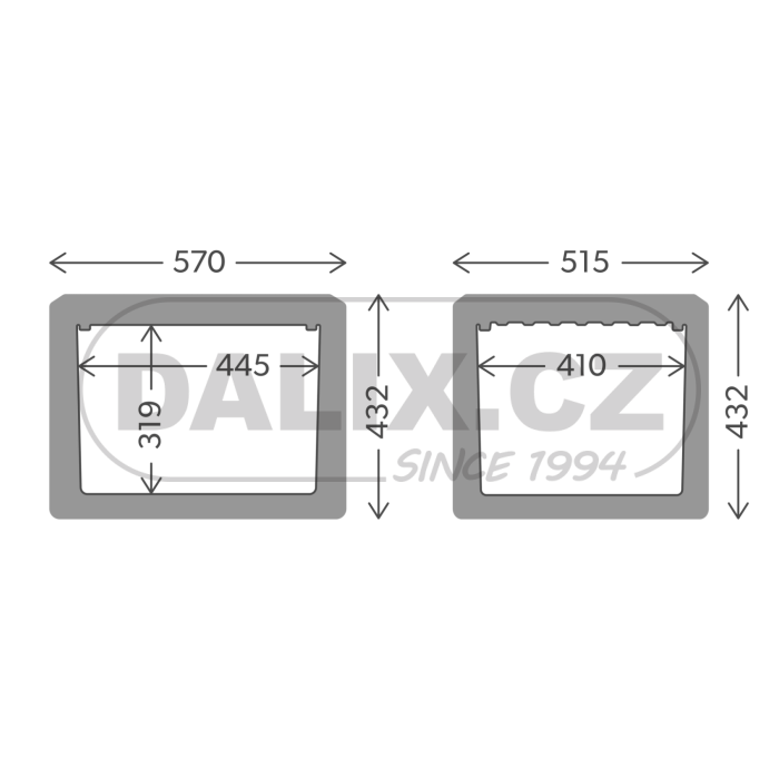 Izolovaný box Dometic Cool-Ice CI 55, stone