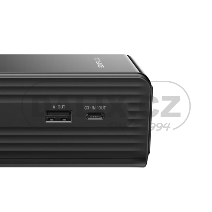 EcoFlow RAPID power banka (25000 mAh, 170 W) 2x100W vestavěný USB-C kabel - černá