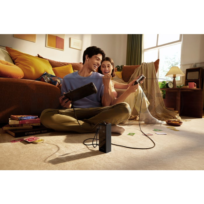 EcoFlow RAPID power banka (25000 mAh, 170 W) 2x100W vestavěný USB-C kabel - černá