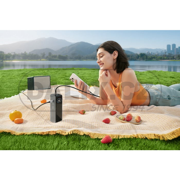 EcoFlow RAPID power banka (25000 mAh, 170 W) - stříbrná