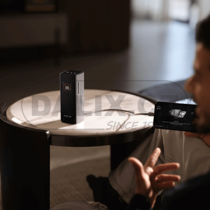 EcoFlow RAPID Pro power banka (20000mAh, 230W, integrovaný 100W kabel) - stříbrná