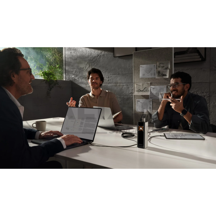 EcoFlow RAPID Pro power banka (20000mAh, 230W, integrovaný 100W kabel) - stříbrná