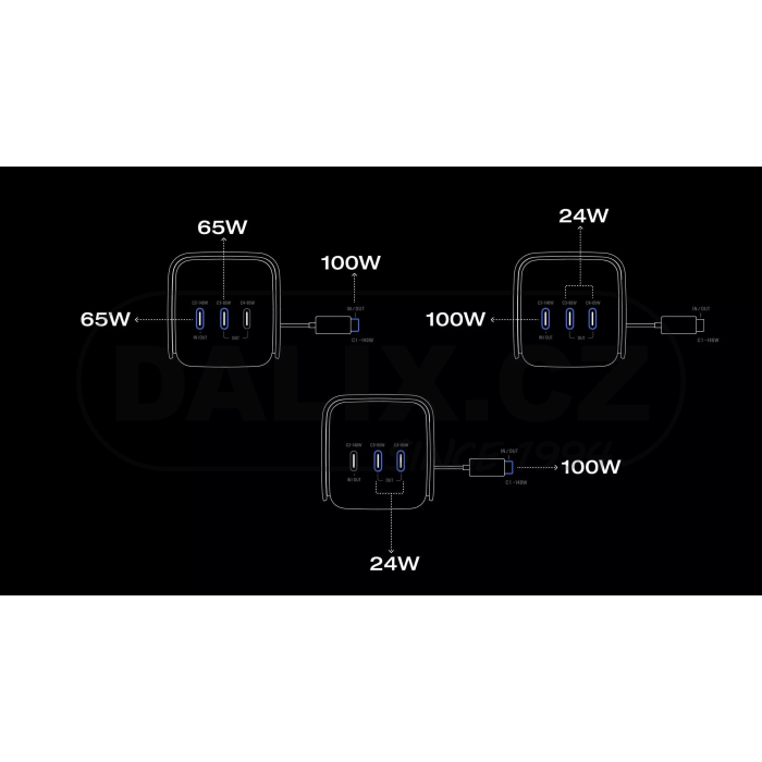 EcoFlow RAPID Pro power banka (27 650mAh, 300W, integrovaný 140W kabel) - stříbrná
