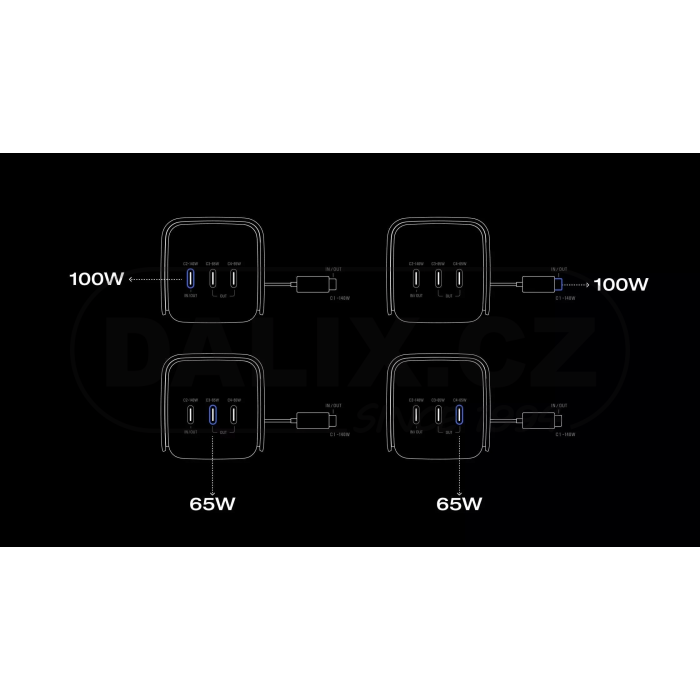EcoFlow RAPID Pro power banka (27 650mAh, 300W, integrovaný 140W kabel) - stříbrná