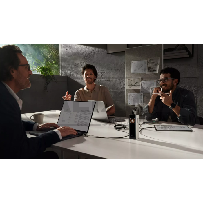 EcoFlow RAPID Pro power banka (27 650mAh, 300W, integrovaný 140W kabel) - stříbrná