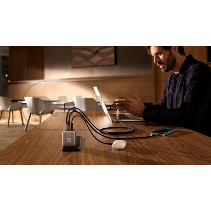 EcoFlow RAPID Pro nabíječka (100W, 3 porty, GaN)