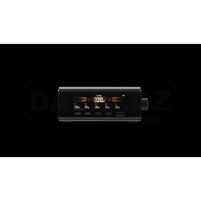 EcoFlow RAPID Pro Stolní nabíječka (320W, 5 Portů, GaN)