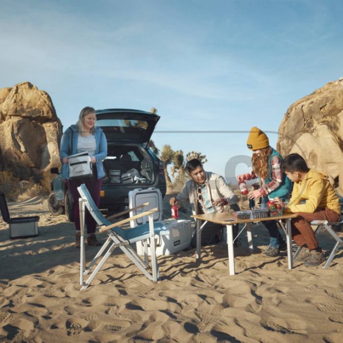 Skládací kempingová židle Dometic GO, barevná varianta Silt