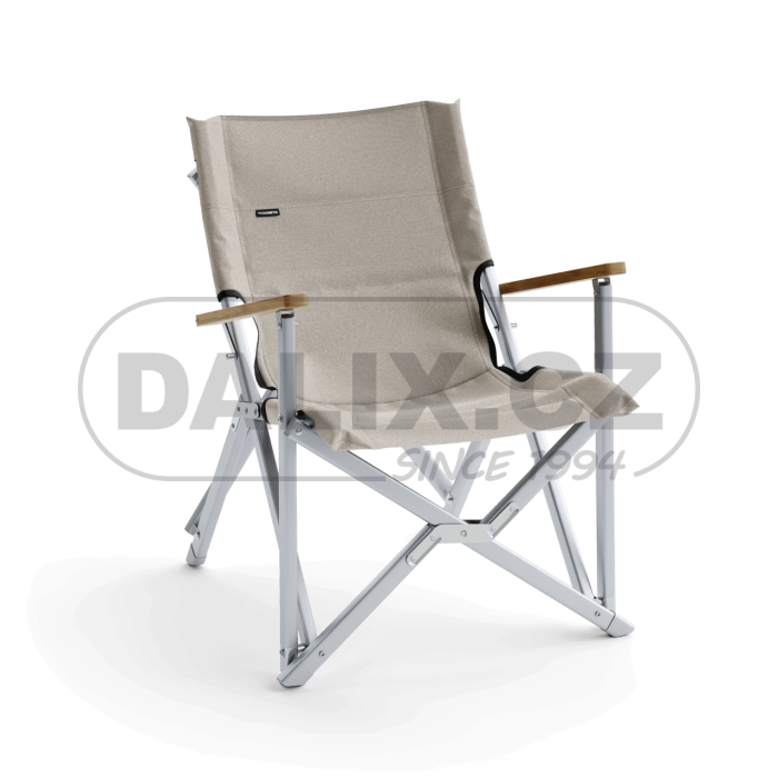 Skládací kempingová židle Dometic GO, barevná varianta Ash