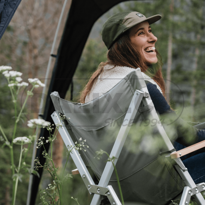 Skládací kempingová židle Dometic GO, barevná varianta Ash