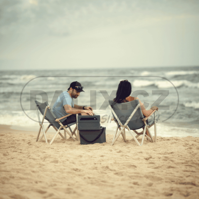 Skládací kempingová židle Dometic GO, barevná varianta Ash