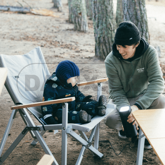 Skládací kempingová židle Dometic GO, barevná varianta Ash