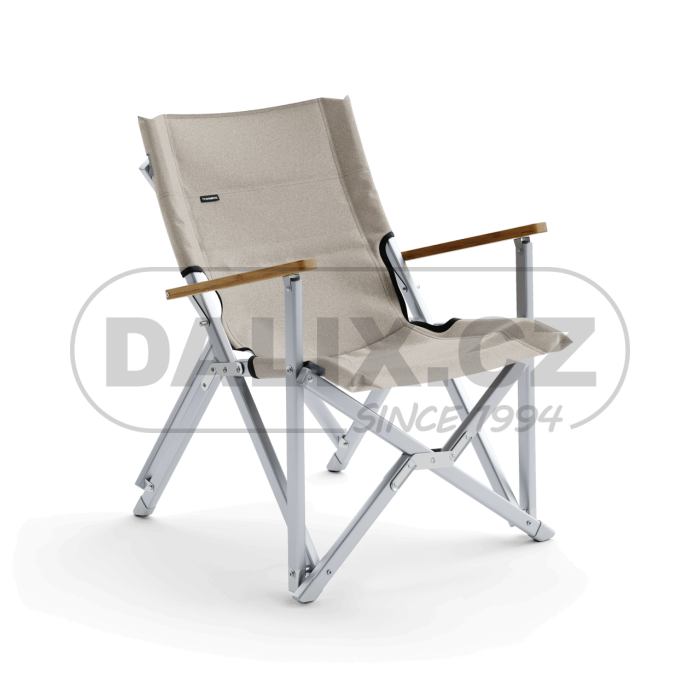 Skládací kempingová židle Dometic GO, barevná varianta Ash