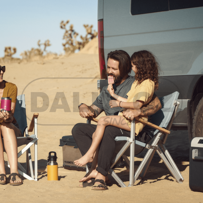 Skládací kempingová židle Dometic GO, barevná varianta Glacier