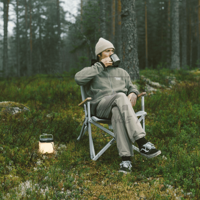 Skládací kempingová židle Dometic GO, barevná varianta Glacier