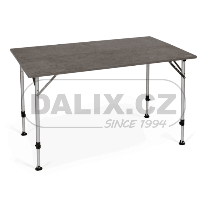 Skládací velký kempingový stůl Dometic ZERO CONCRETE, deska s betonovým vzhledem