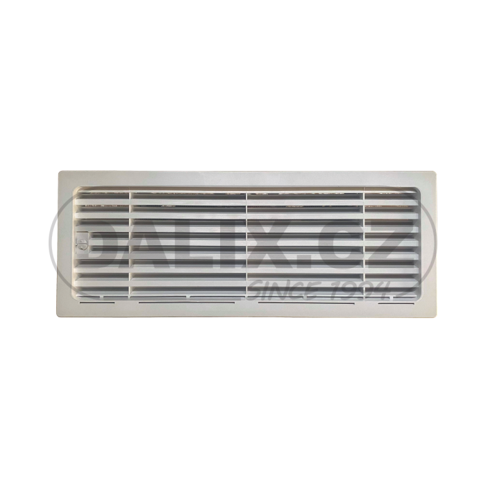 Bílá větrací mřížka Vitrifrigo s aktivním větráním